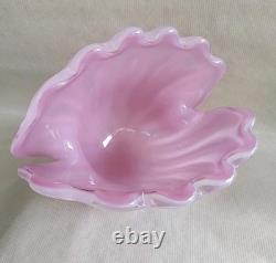 Stunning Murano Archimedes Seguso large Alabastro Clam Shell 1950/60 Vintage