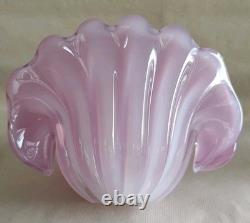 Stunning Murano Archimedes Seguso large Alabastro Clam Shell 1950/60 Vintage