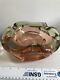 Stunning Murano Pinkish Sommerso Glass Geode Bowl Or Ashtray Excellent