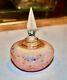 Superb Richard Clements Aust Iridescent Pink Art Glass 4 Perfume Scent Bottle