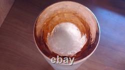 Tall Hand Blown Art Glass Vase