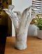 Tammaro Style Murano Pink Beige Marble Glass Sculpture Splash Vase Large VGC