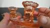 These Are Not Heisey Candle Holders Commonly Mislabeled In For Sale Ads Peach Pink Art Glass