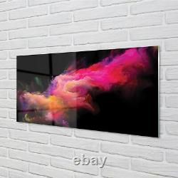 Tulup Glass Print 120x60 Wall Art Picture pink fractals