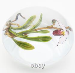 Unique FASCINATING Large CHRIS BUZZINI Pink ORCHID Art Glass PAPERWEIGHT 1 of 1