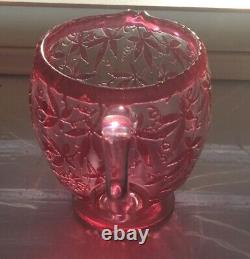 Unusual Quality Antique Cameo Glass Jug Probably Webb Or Richardsons