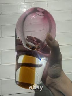 VTG 1950s 60s Josef Rozinek Czech Art Glass Vase