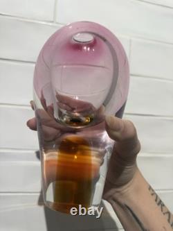 VTG 1950s 60s Josef Rozinek Czech Art Glass Vase