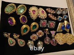 VTG GRIPOIX STYLE MOGUL EARRINGS Craft Dira