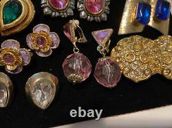 VTG GRIPOIX STYLE MOGUL EARRINGS Craft Dira