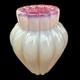 VTG Pink Opaline Archimede Seguso Murano Glass Vase Midcentury 1940s-60s
