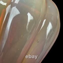 VTG Pink Opaline Archimede Seguso Murano Glass Vase Midcentury 1940s-60s