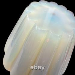 VTG Pink Opaline Archimede Seguso Murano Glass Vase Midcentury 1940s-60s