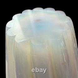 VTG Pink Opaline Archimede Seguso Murano Glass Vase Midcentury 1940s-60s