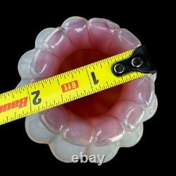 VTG Pink Opaline Archimede Seguso Murano Glass Vase Midcentury 1940s-60s