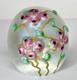 Vandermark Art Glass Pink Dogwood Iridescent Paperweight 18/250 Signed VTG