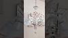 Venetian Chandelier White Pink Original Murano Glass