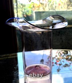 Venini 1989 genuine SIGNED vase, design by Tyra Lundgren, very good condition
