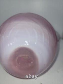 Victorian Opalescent Pink 9 Inch Glass Jug B20