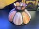 Victorian Pink Art Glass Hanging Chandelier Pendant Light 18 READ
