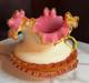 Victorian Ruffled Steven & Williams Antique Pink Art Glass Vase