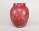 Vintage 1930s British Art Deco Stevens & Williams Pink Bubbly Cloudy Glass Vase