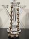 Vintage 1930s Murano Venetian Art Glass Wedding Cake White &Pink Roses Necklace