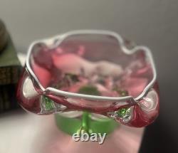 Vintage 1960s Chribská Art Glass Bowl, Model 316/4/16 by Josef Hospodka