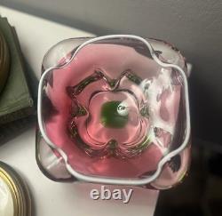 Vintage 1960s Chribská Art Glass Bowl, Model 316/4/16 by Josef Hospodka