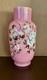 Vintage Bohemian Pink Opaline Art Glass Vase, Number 4