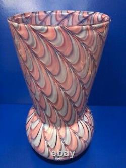 Vintage Cenedese Venetian Murano Art Glass Vase SIGNED