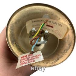 Vintage Chandelier Teardrop Pink Glass Gold Ceiling Light Fixture Art Deco