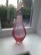 Vintage Czech Sklo ZBS Pink Art Glass Vase by Miroslav Klinger