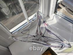 Vintage Dutch Maastricht M. Verboeket UnSigned Pink, Purple, Clear Art Glass Bowl