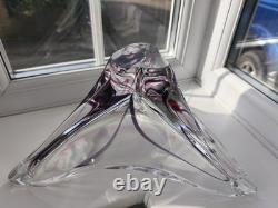 Vintage Dutch Maastricht M. Verboeket UnSigned Pink, Purple, Clear Art Glass Bowl