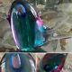 Vintage F M Konstglas Sweden 4 COL SOMMERSO Glass BIRD Paperweight Ornament