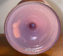 Vintage Fratelli Ferro Pink Opaline Murano Italian Glass Bowl Goblet