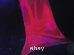 Vintage Glass Murano Heron Alexandrite Signed Zanetti Lilac Pink Glow 13 High