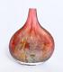 Vintage Isle Of Wight Azurene Lollipop Studio Art Glass Vase Michael Harris