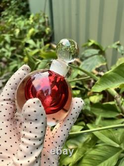 Vintage MURANO Perfume Bottle PINK Art Glass Italy Sommerso 2 Avail Att Onesto