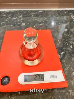 Vintage MURANO Perfume Bottle PINK Art Glass Italy Sommerso 2 Avail Att Onesto