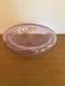 Vintage Mezza Filigrana Pink Art Glass Bowl White Swirls Likely Jody Fine