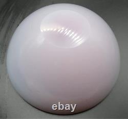 Vintage Murano Archimede Seguso Pink & White Alabastro Geode Art Glass Bowl Dish
