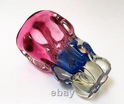 Vintage Murano Art Glass Vase Stunning MID Century Modern MCM Italian Designer
