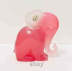 Vintage Murano Glass A Seguso Pink Elephant 2 Labels Excellent Rare