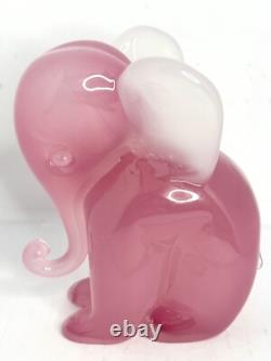 Vintage Murano Glass A Seguso Pink Elephant Excellent Rare