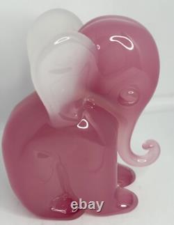 Vintage Murano Glass A Seguso Pink Elephant Excellent Rare