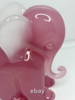 Vintage Murano Glass A Seguso Pink Elephant Excellent Rare