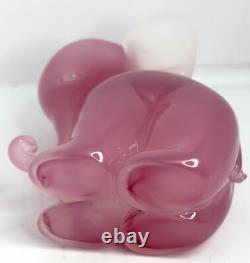 Vintage Murano Glass A Seguso Pink Elephant Excellent Rare