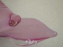 Vintage Murano Large Alabastro Glass Sea Bird Pelican Pink 2.084 Kilos